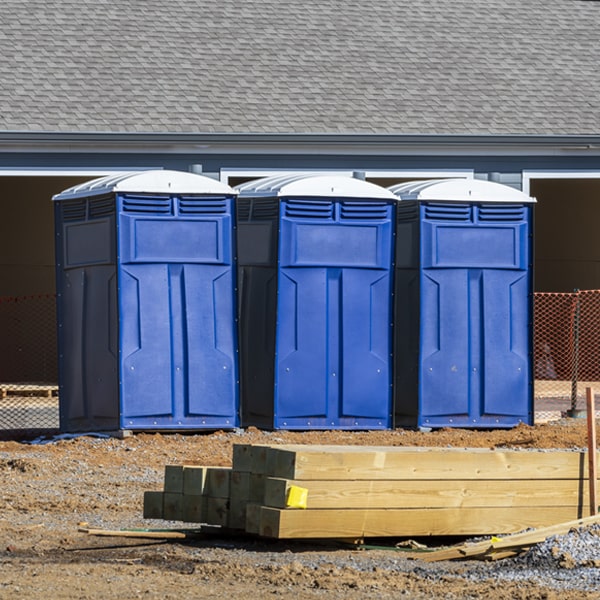 what is the maximum capacity for a single porta potty in Walkerton